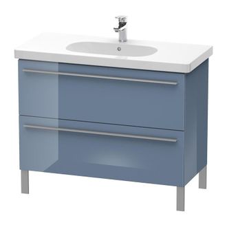 Duravit Duravit X-large Mueble De Pared 6517, 2 Extra&iacute;bles, 1000mm Para C&oacute;digo D 034210, Color (frente/cuerpo): Laca De Alto Brillo Stone Blue - Xl651704747