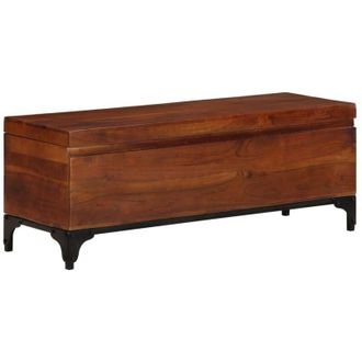 vidaXL Ba&uacute;l De Almacenaje De Madera Maciza De Acacia 110x35x41 Cm Vidaxl