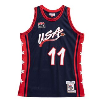Mitchell & Ness Team USA 1996-97 Jerseys Karl Malone 11 AJY4SB19058-USANAVY96KMA