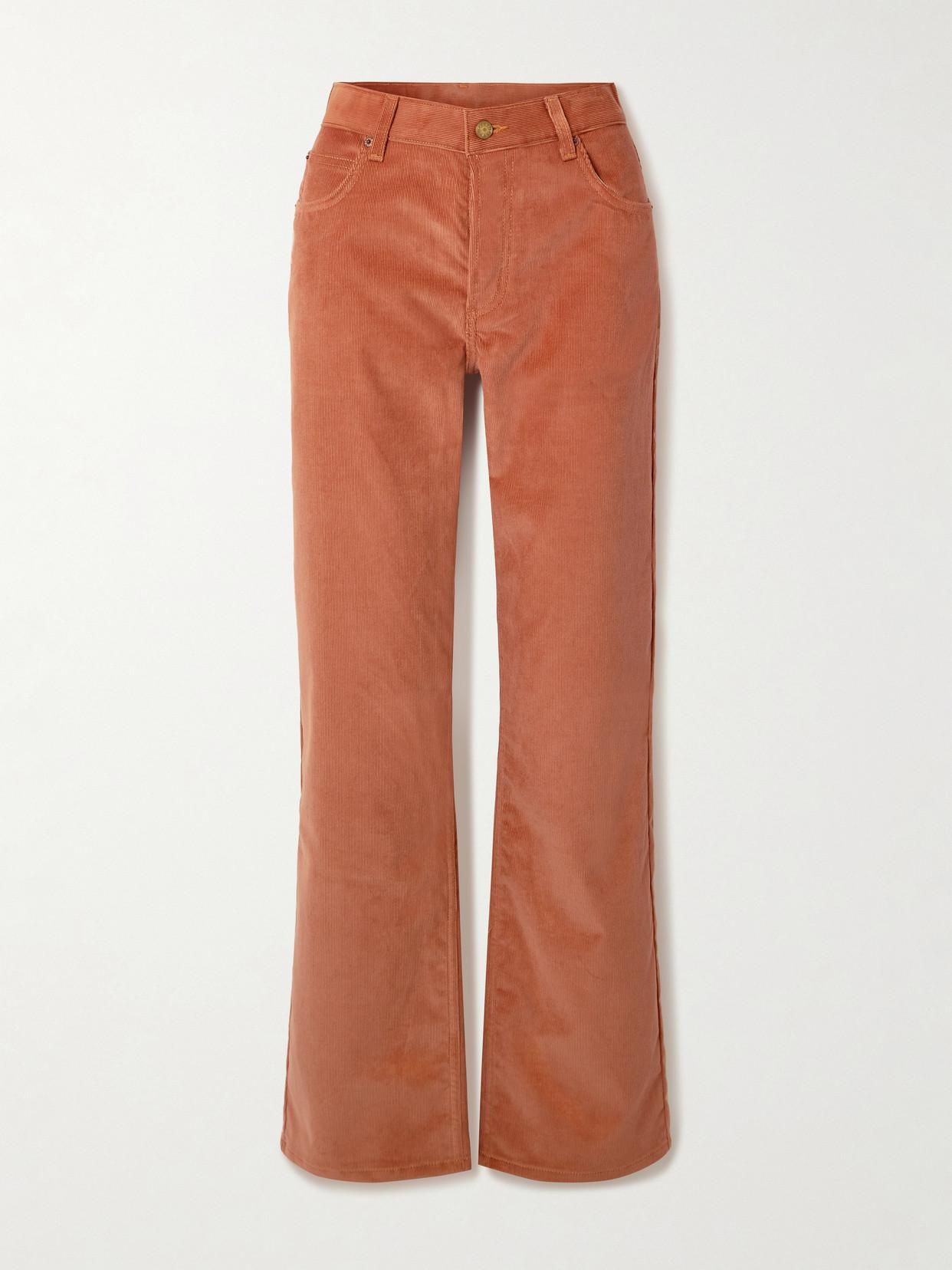 Pantalon Femme Velours Côtelé - Sarouel Ample En Coton - Taille élastique Avec Poches - Confort Parfait