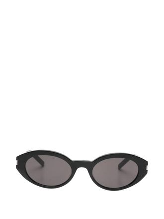 Saint Laurent oval-frame sunglasses - Black