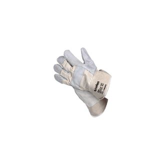 cofan Cofan - Guantes De Serraje Americano Especiales Para Carga Y Descarga En388 De Talla &Uacute;nica En Bl&iacute;ster De 12 Pares T-10 (12 Pares)