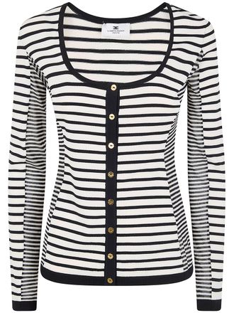 Elisabetta Franchi Tricot Squared Neck Sweater