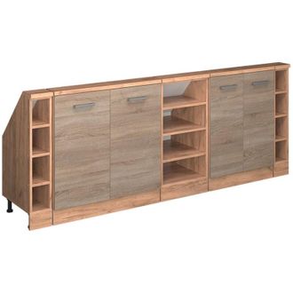 Vicco Set di mobili sottotetto Rion, Rovere Sonoma/Goldkraft, Set di 5, Vicco