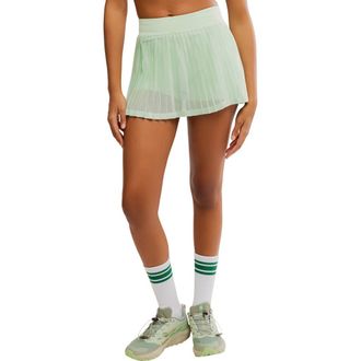Free People FP Movement Rally Pleated Miniskort in Pistachio at Nordstrom Rack, Size X-Small/small
