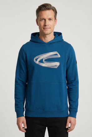 Camel Active Kapuzensweatshirt CAMEL ACTIVE, Herren, Gr. 4XL, lyons blau, Sweatware, Obermaterial: 100% Baumwolle, bedruckt, normal h&uuml;ftbedeckend, Rundhals, Sweats