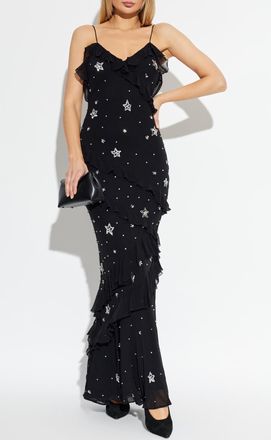 LoveShackFancy Rialto Dress, Womens, Black