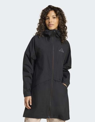 adidas Terrex Multi 2 Layer climaproof - Parka antipioggia multistrato nero