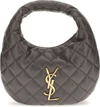Saint Laurent Womens Icarino Quilted Nappa Handbag Urban Chic Lamb Ovis Aries Handbags Hand Bags
