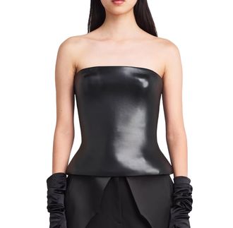 Jean Paul Gaultier Leather Moulded Corset Size S