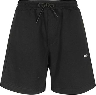 Msgm Hombre, Pantalones cortos, Negro, Talla: S