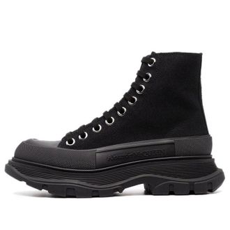 Alexander McQueen (WMNS) Alexander McQueen Tread Slick Lace Up Boot Black 611706W4MV21000