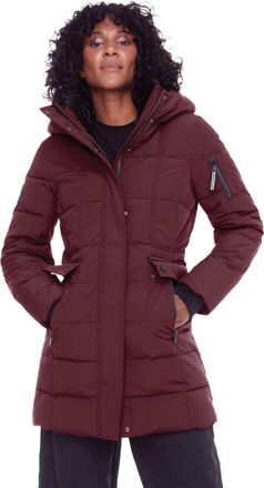 Alpine North KOOTNEY - Vegan Down Mid-Length Parka Coat in Grape at Nordstrom, Size X-Large