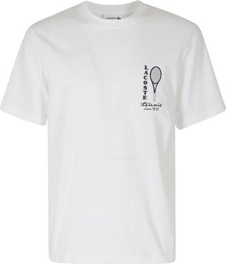 Lacoste Hombre, Camisetas, Blanco, Talla: M