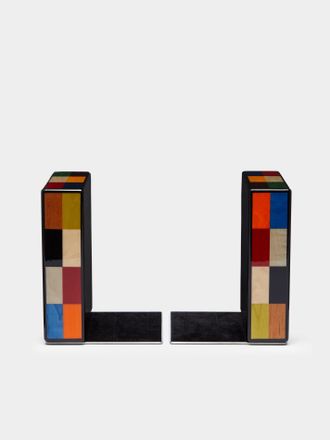 Morici Collection Venezia Rialto Wood Inlay Bookends