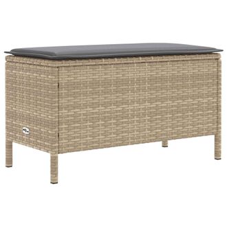 vidaXL Reposapi&eacute;s De Jard&iacute;n Beige Y Gris Claro 80 X 38 X 42 Cm Vidaxl