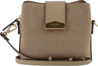 Pourchet Tassen, Dames, Beige, ONE Size, Leer, Petit Trotteur Cavalcade