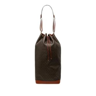 Saint Laurent Pre-owned Canvas Bucket Bag - Pre-owned - Mujer - Marr&oacute;n - ONE SIZE