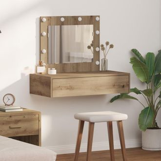 vidaXL Tavolo da Trucco Marrone 83 x 40 x 70 cm Legno multistrato - Vidaxl
