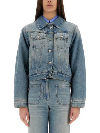 Victoria Beckham Padded Denim Jacket