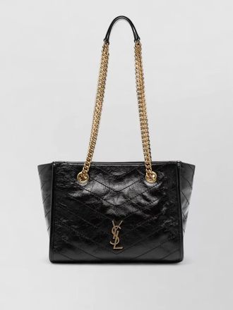 Saint Laurent niki small leather tote bag