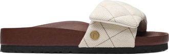 Birkenstock Sylt Padded - Dames - Sandalen - Bruin - 39 EU - Leer - Schoenen