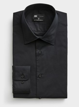 Le 31 Mens Stretch organic cotton shirt Modern fit