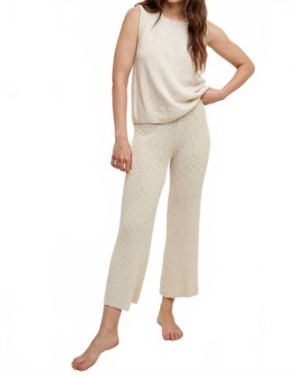 Wishlist Two-Piece Sweater Set In Beige