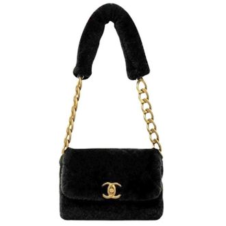 Chanel Pre-owned Fabric Shoulder Bag - Dames - Pre-owned - Zwart - Maat: ONE Size Leer