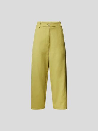 Stine Goya High Waist Relaxed Fit Hose in Khaki, Gr&ouml;&szlig;e S