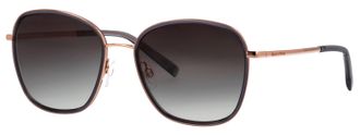 Marc O'Polo Sonnenbrille MARC OPOLO Modell 508000, Damen, ros&eacute;, lila, leicht gl&auml;nzend, metallic, Sonnenbrillen Sonnenbrille, Form Butterfly, Logoschriftzug auf B&uuml;