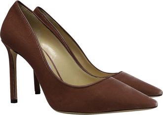 Jimmy Choo London Womens Velvet Romy 100 Pump, Never Worn (Authentic Pre-Loved)