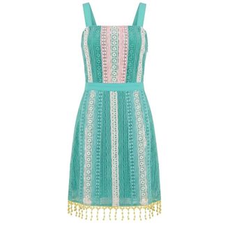 Trussardi Abito Corto con Spalline Larghe - - Dresses - Donna - Multicolore - S