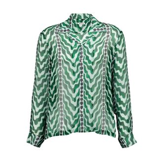 Bode Overhemden, Heren, Veelkleurig, S, Serpentine Long Sleeve