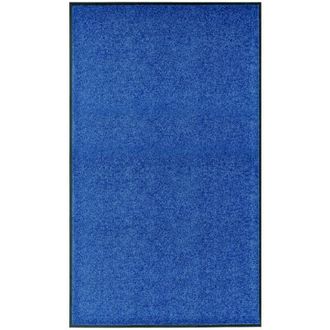 vidaXL vidaXL Zerbino Lavabile Blu 90x150 cm