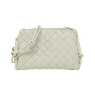 Bottega Veneta Pre-owned Cross Body Bags, female, White, Size: ONE SIZE Pre-owned Lamb Shoulder Bag