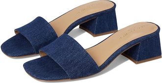 Marc Fisher Olysa Womens Dress Sandals Dark Blue Denim : 8.5 M, Leather