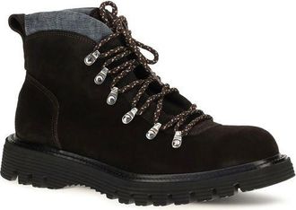 Fratelli Rossetti Suede Lace-Up Boot - Black