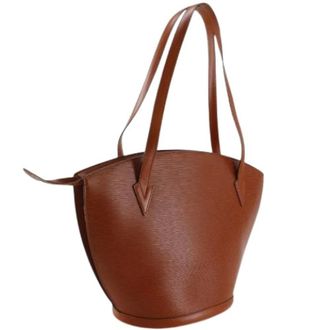 Louis Vuitton Pre-owned Saint Jacques Shopping Epi Tote Bag - Dames - Pre-owned - Bruin - Maat: ONE Size Leer