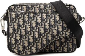 Dior Pre-owned Nylon Crossbody - - Pre-owned - Donna - Beige - ONE SIZE