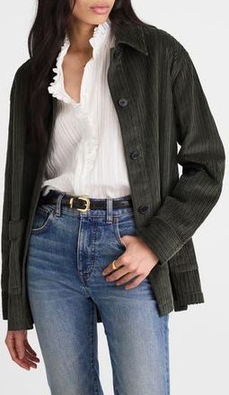 Madewell Variegated Corduroy Chore Jacket in Graphite Green at Nordstrom Rack, Size X-Small