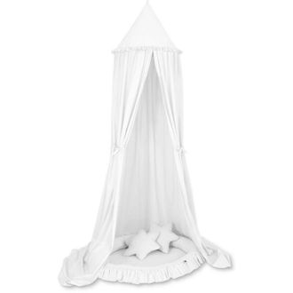 OEM Conjunto: Dosel Colgante Para Habitaci&oacute;n Infantil, Nido Con Volante, Almohadas - Blanco