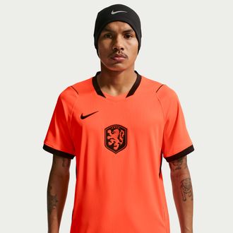 Nike Netherlands 2026 Stadium Home Nike Mens Dri-FIT Soccer Replica Jersey in Orange | IB5334-809