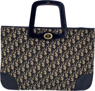Dior Womens Cloth Tote Bag - Blue Cotton - One Size