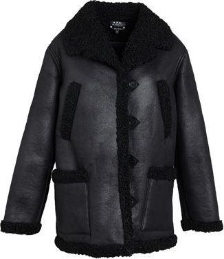 A.P.C. COATS & JACKETS - Shearling & Teddy on YOOX.COM