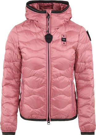 Blauer jassen roze