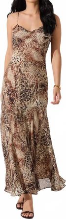 Astr Maeryn Dress In Brown