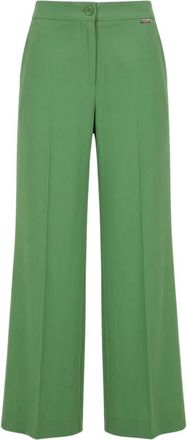 Baldinini Pantaloni a gamba larga - - Trousers - Donna - Verde - S