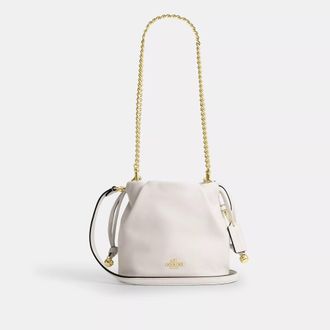 Coach Faye Mini Drawstring Bag With Ruching