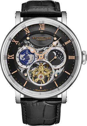 Stührling Legacy Chronograph Automatic Black Dial Mens Watch M18230